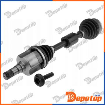 Demi-Arbre de Transmission MTM avant gauche pour BMW | NPW-BM-187, 31608607263